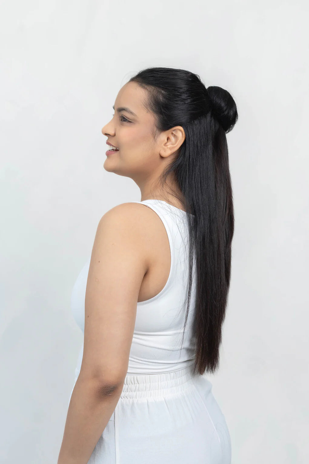 Clip On Bun - Natural Black