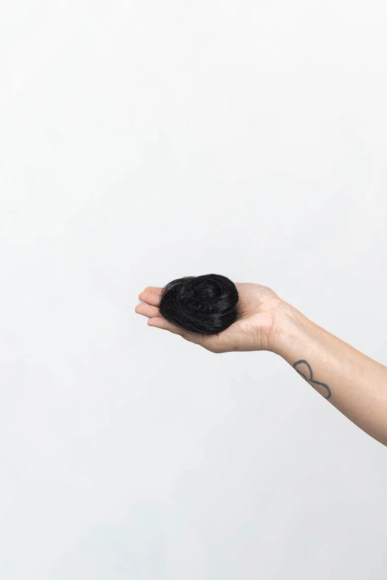 Clip On Bun - Natural Black